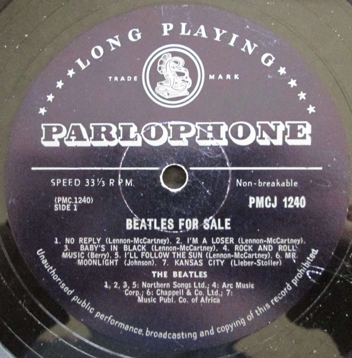 THE BEATLES - BEATLES FOR SALE  (LP/VINYL)