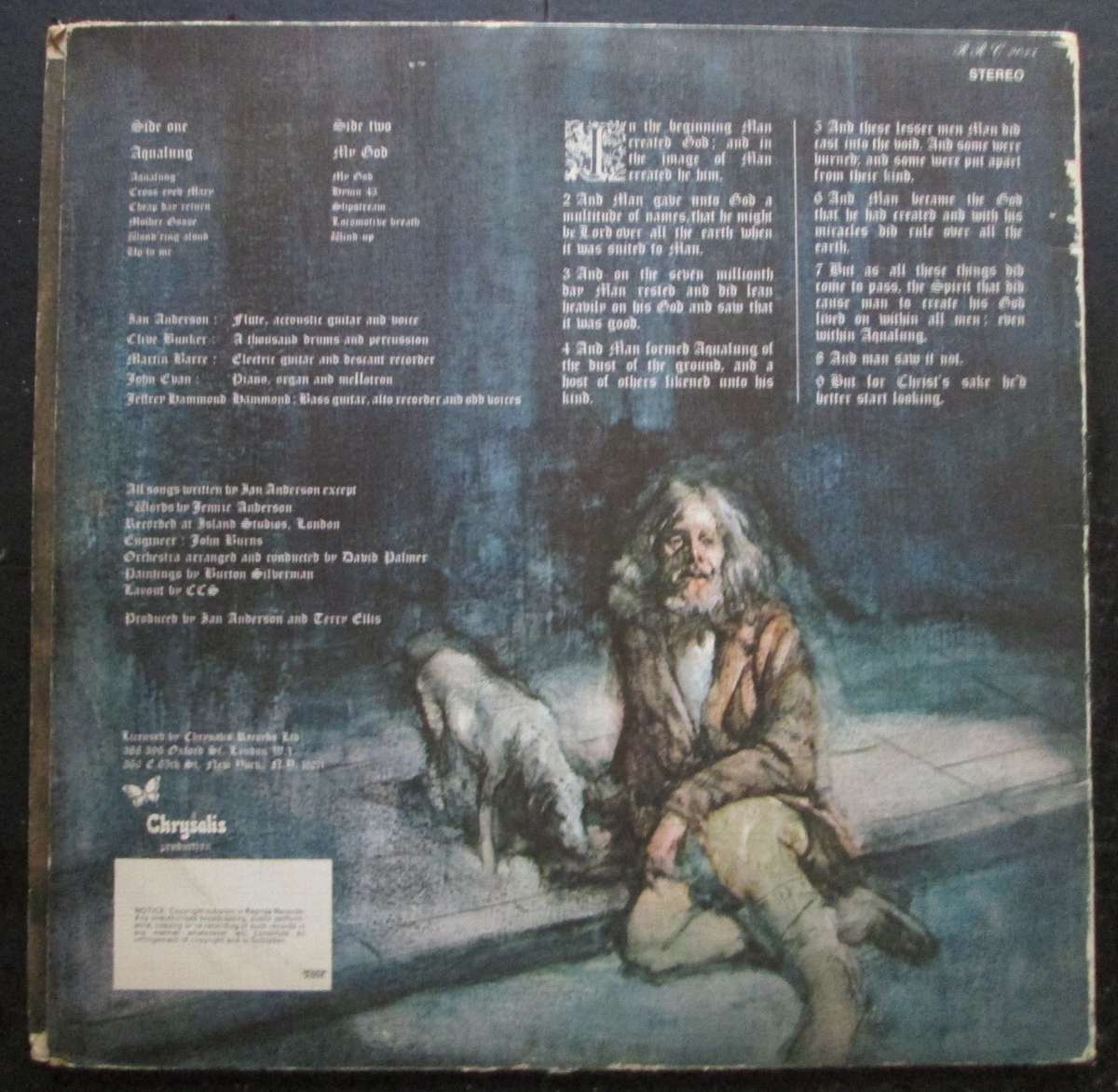 JETHRO TULL - AQUALUNG  (LP/VINYL)