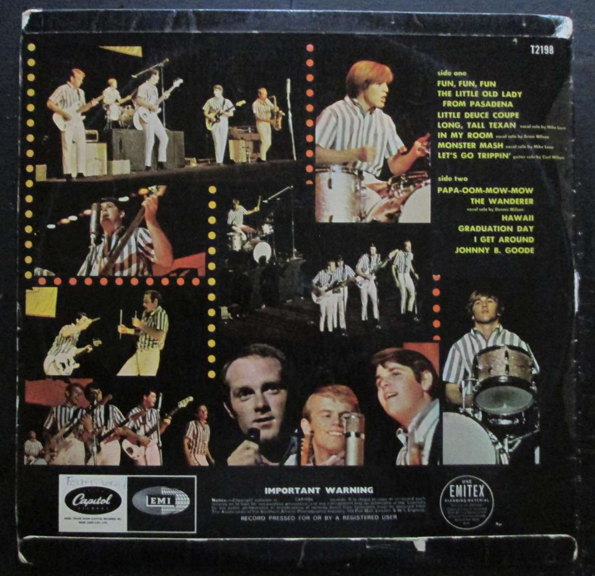 THE BEACH BOYS - BEACH BOYS CONCERT     (LP/VINYL)