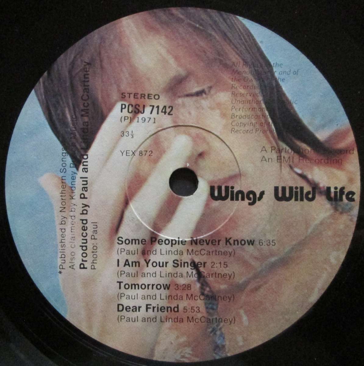 WINGS - WILD LIFE     (LP/VINYL)