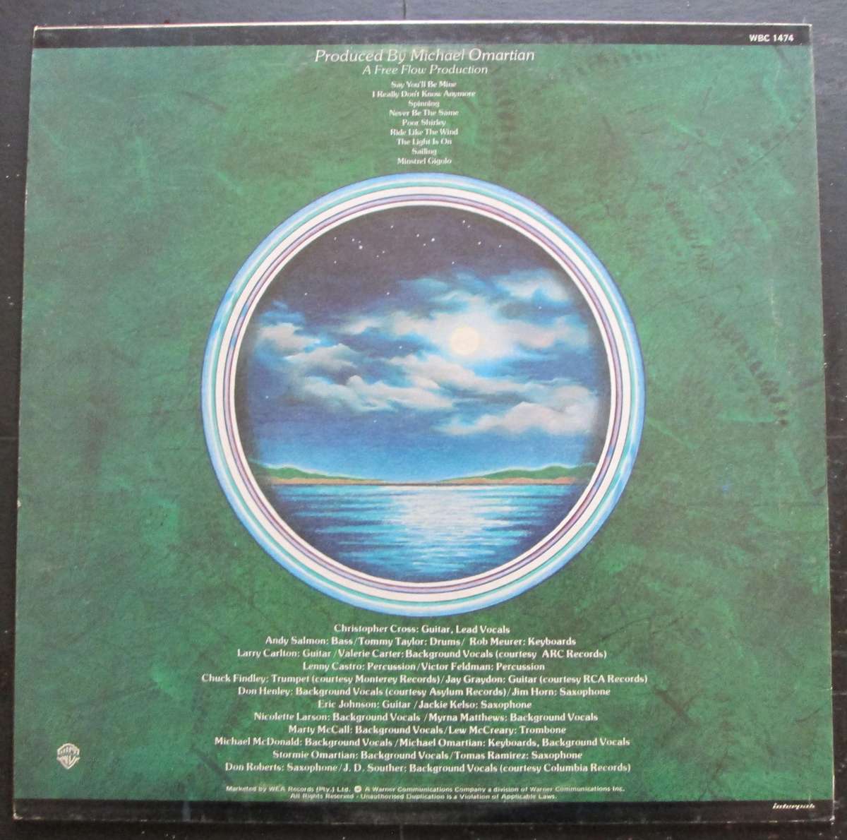 CHRISTOPHER CROSS - CHRISTOPHER CROSS    (LP/VINYL)