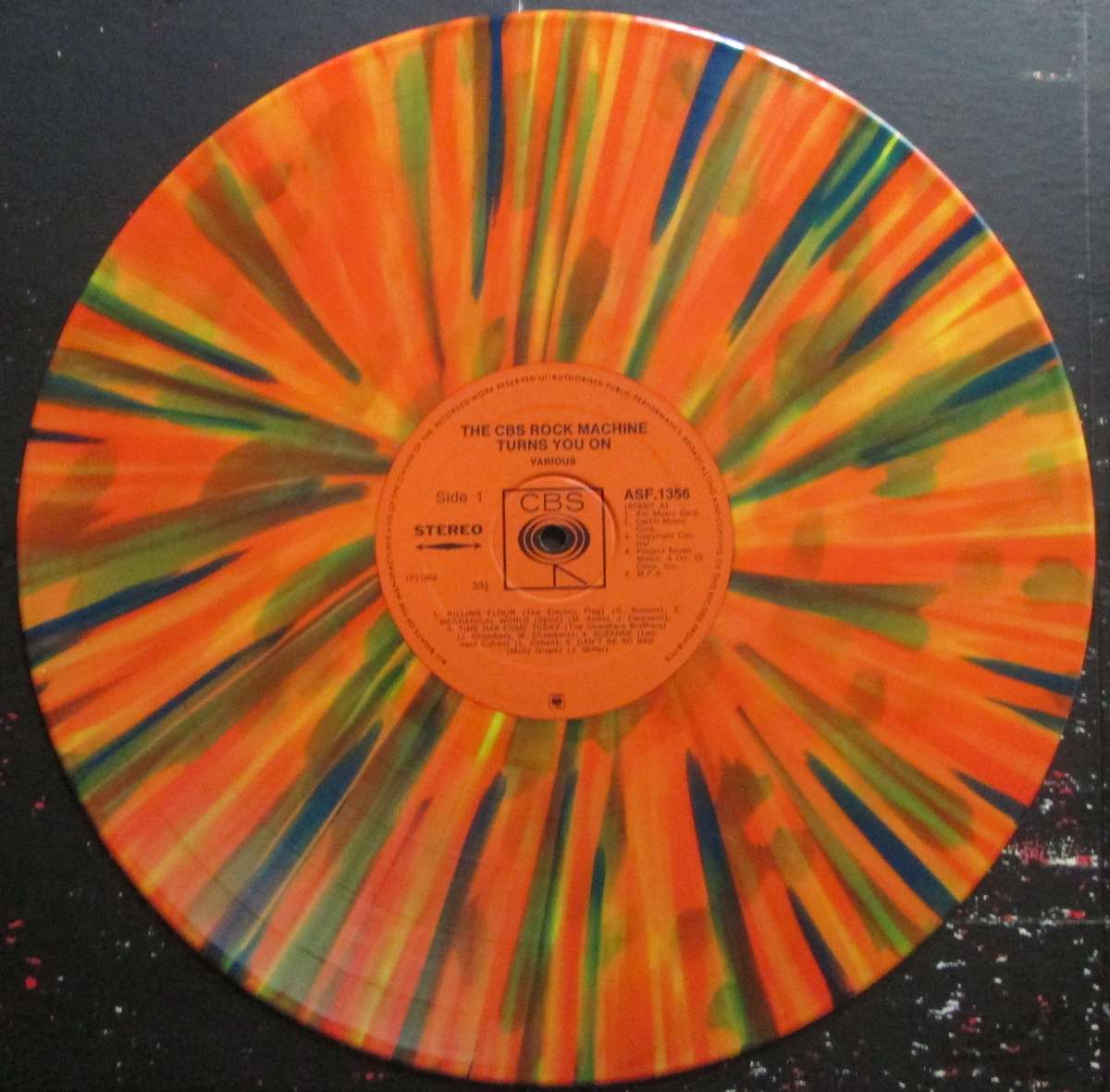 VARIOUS ARTISTS - THE CBS ROCK MACHINE TURNS YOU ON   (LP/VINYL)