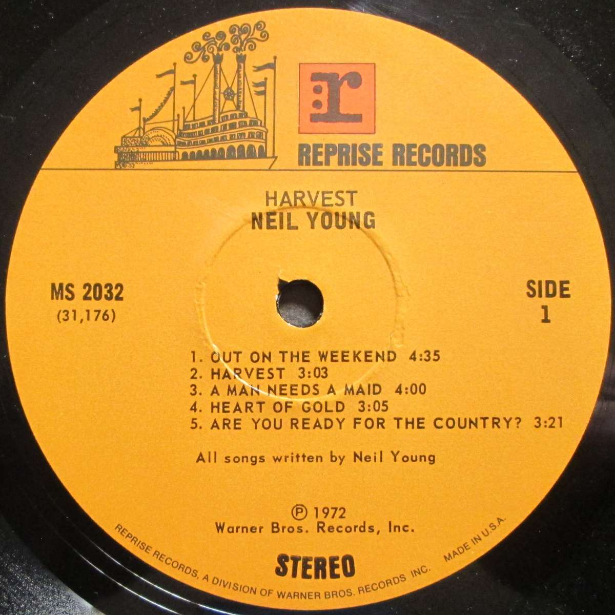 NEIL YOUNG - HARVEST   (LP/VINYL)