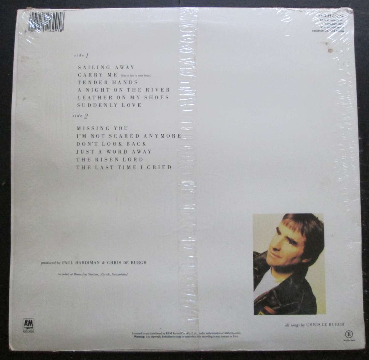 CHRIS DE BURGH - FLYING COLOURS  (LP/VINYL)