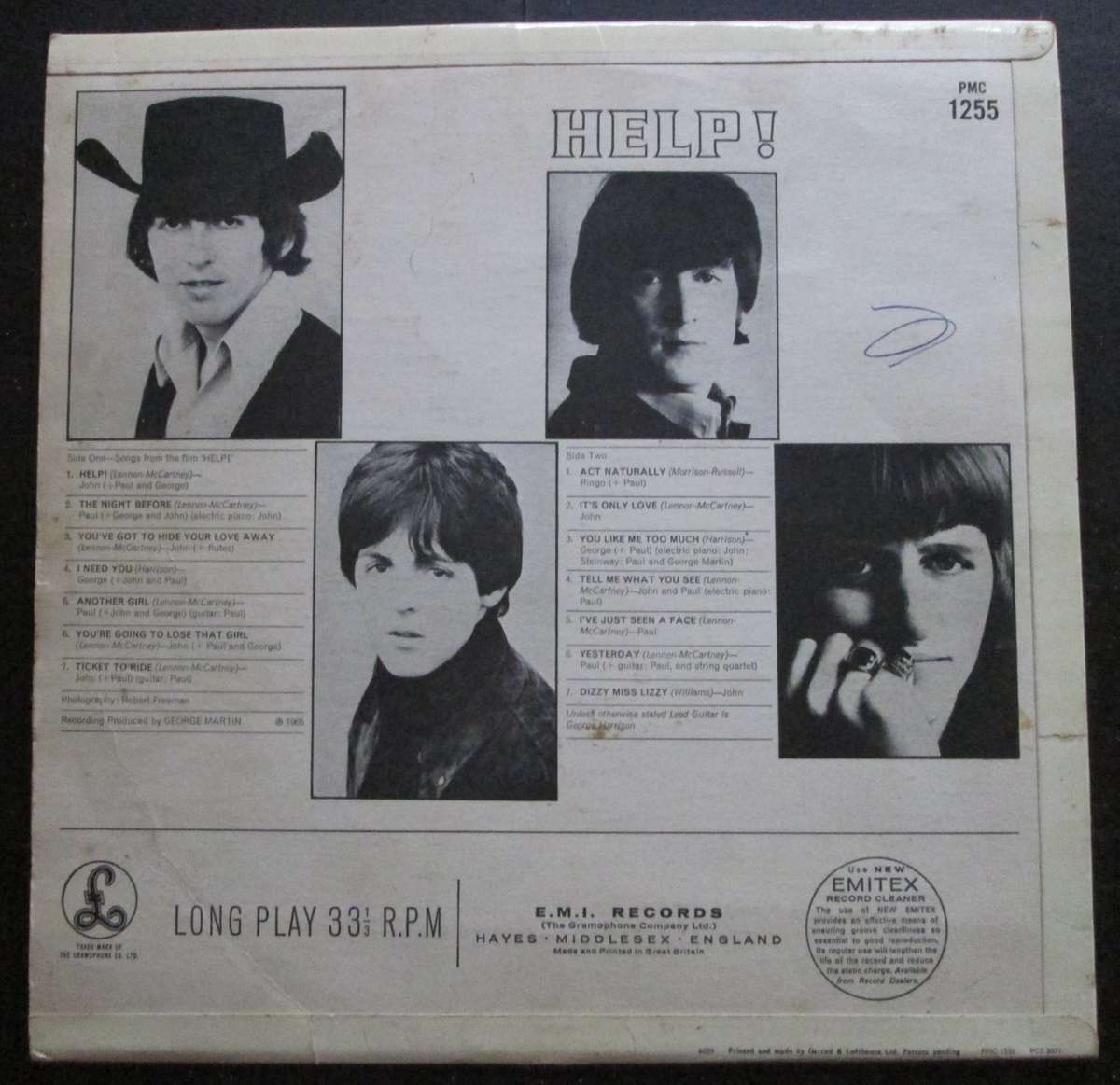 THE BEATLES - HELP!   (LP/VINYL)