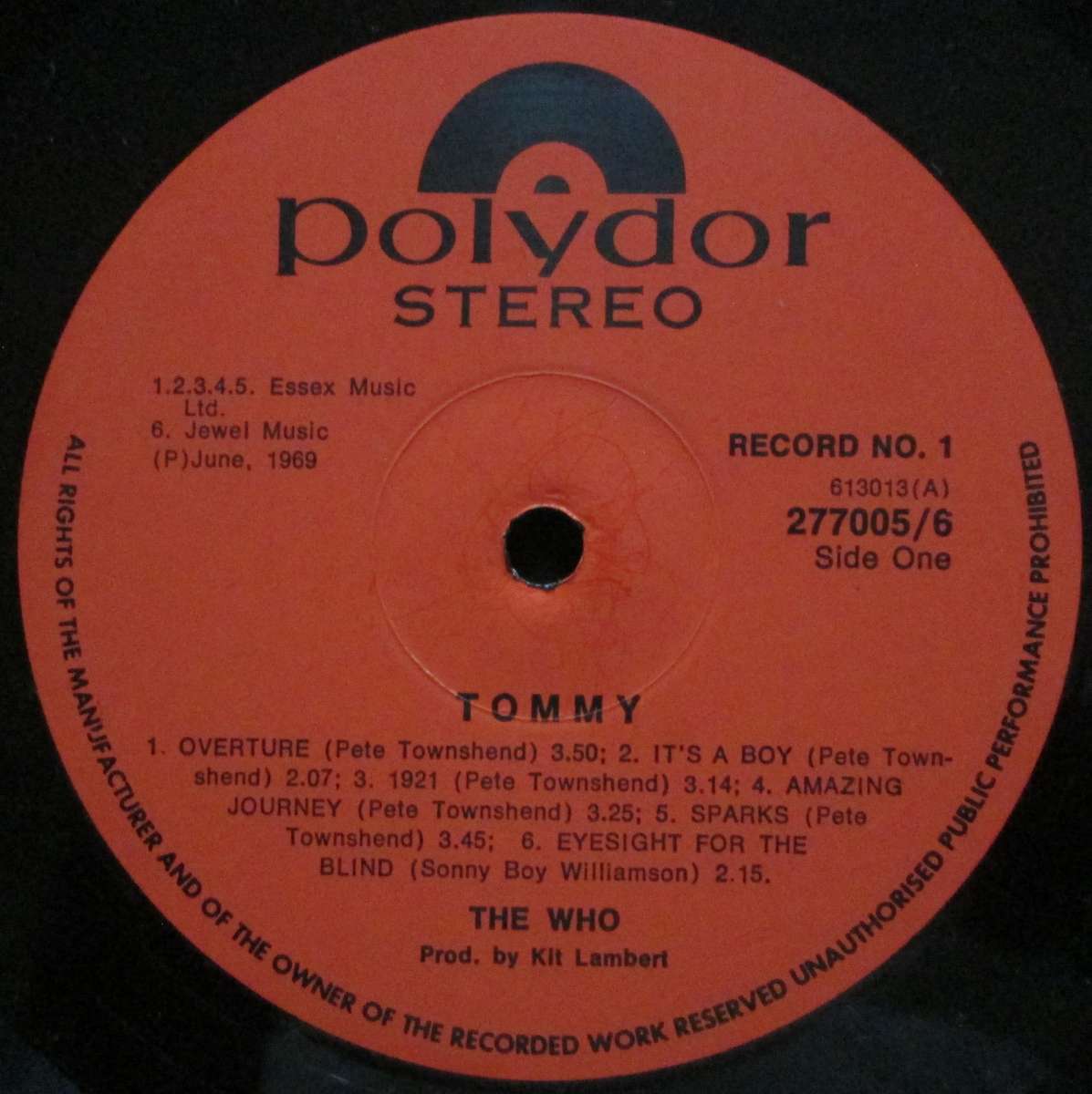 THE WHO - TOMMY (2xLP/VINYL)