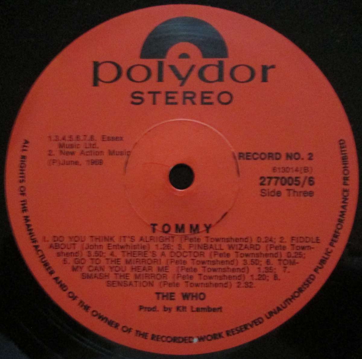 THE WHO - TOMMY (2xLP/VINYL)