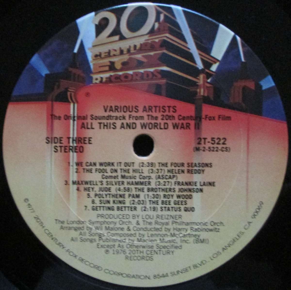 VARIOUS ARTISTS - ALL THIS AND WORLD WAR II (2xLP/VINYL)