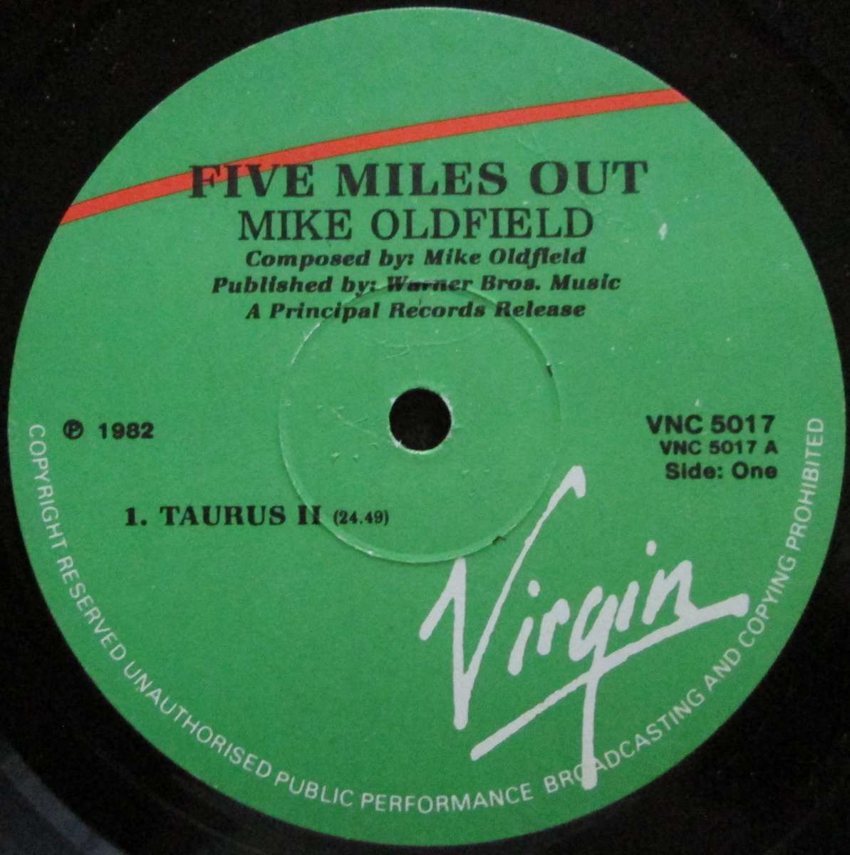 MIKE OLDFIELD - FIVE MILES OUT   (LP/VINYL)