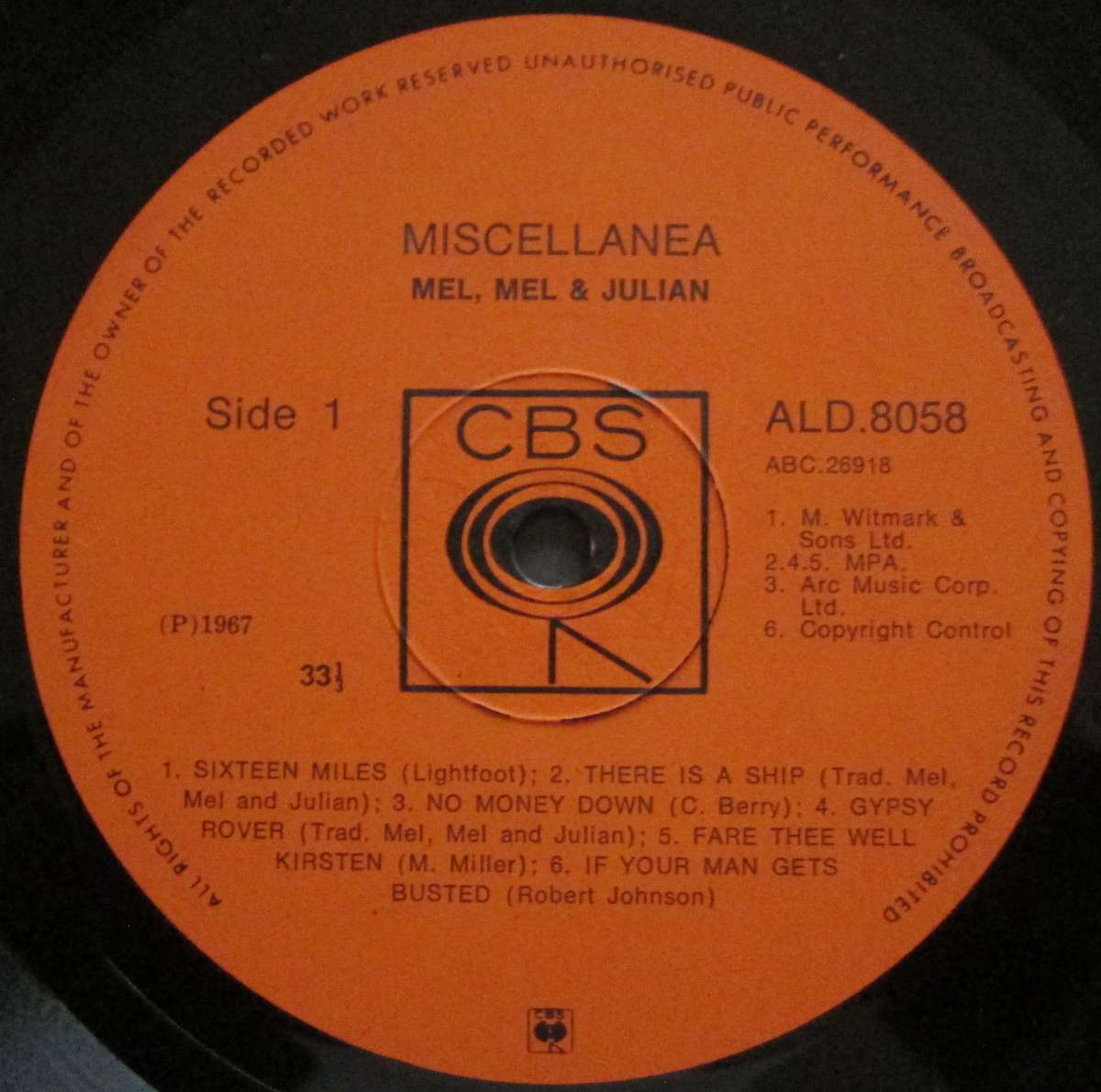 MEL.MEL & JULIAN - MISCELLANEA   (LP/VINYL)