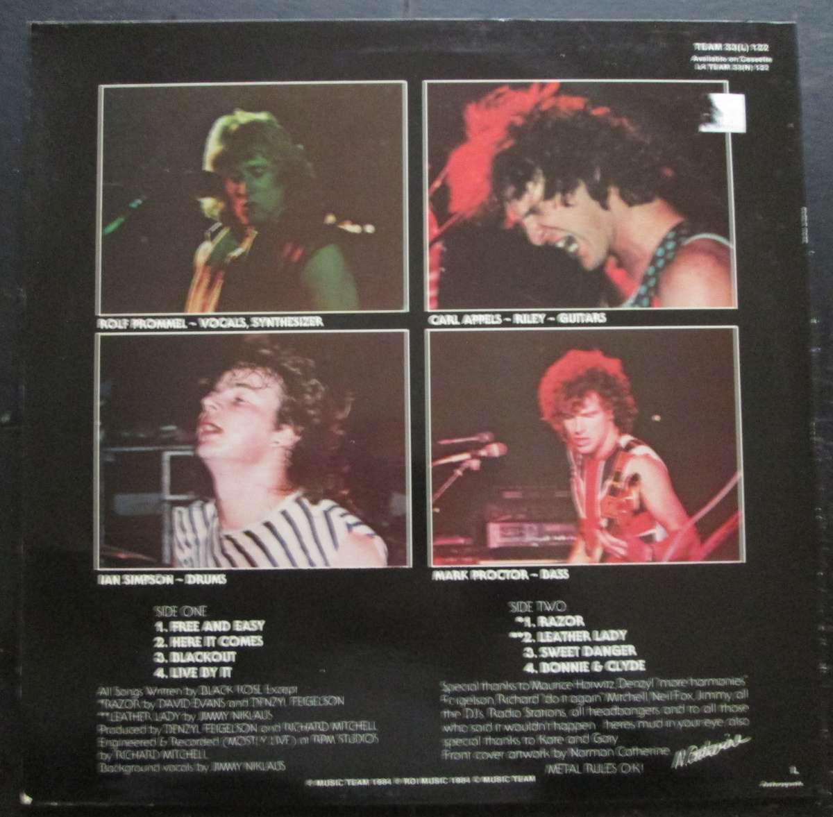 BLACK ROSE - LIVE BY IT  (LP/VINYL)