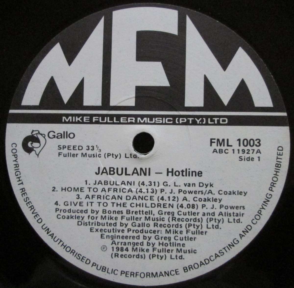 HOTLINE - JABULANI   (LP/VINYL)