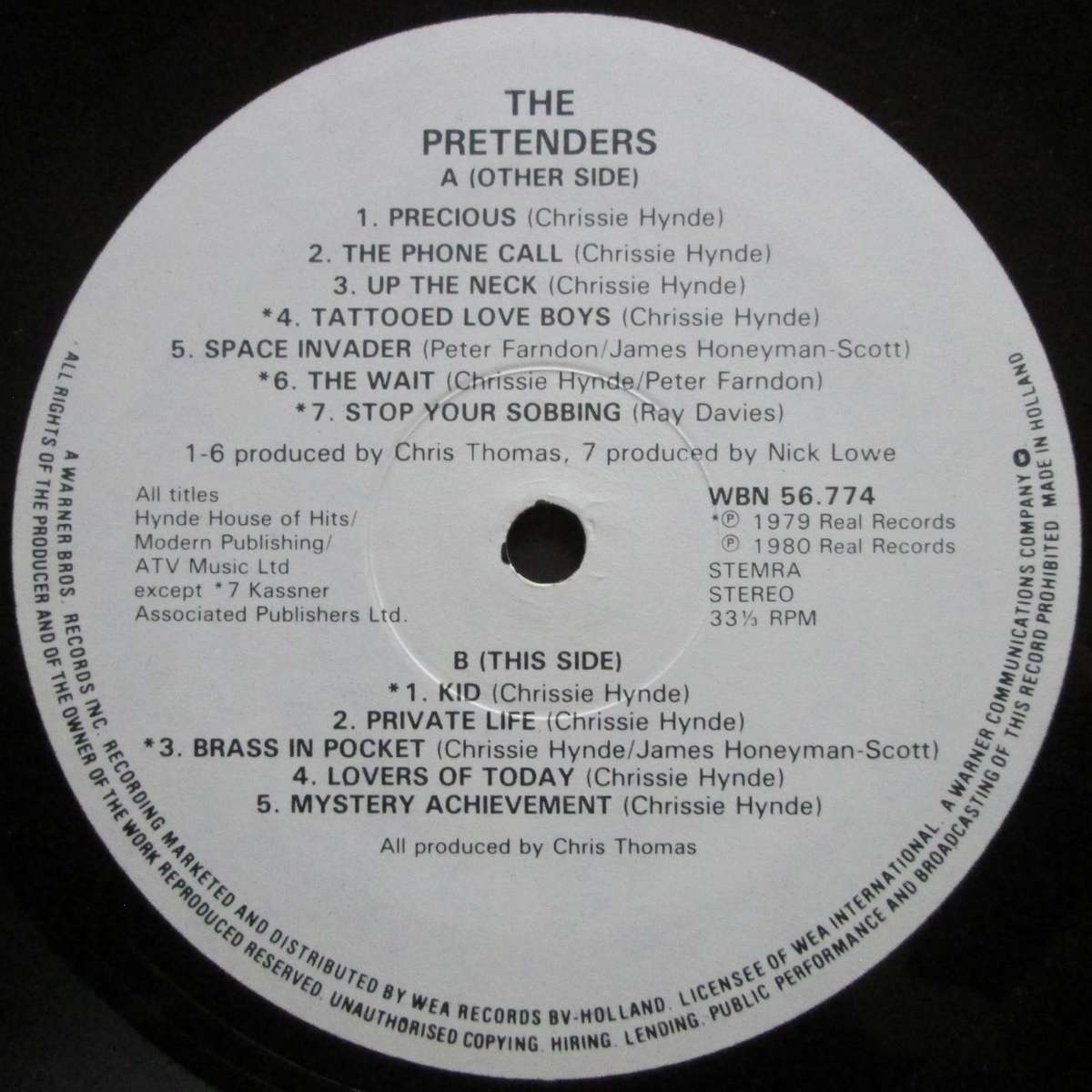 PRETENDERS - PRETENDERS  (LP/VINYL)