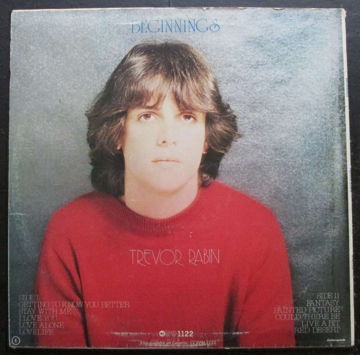 TREVOR RABIN - BEGINNINGS  (LP/VINYL)