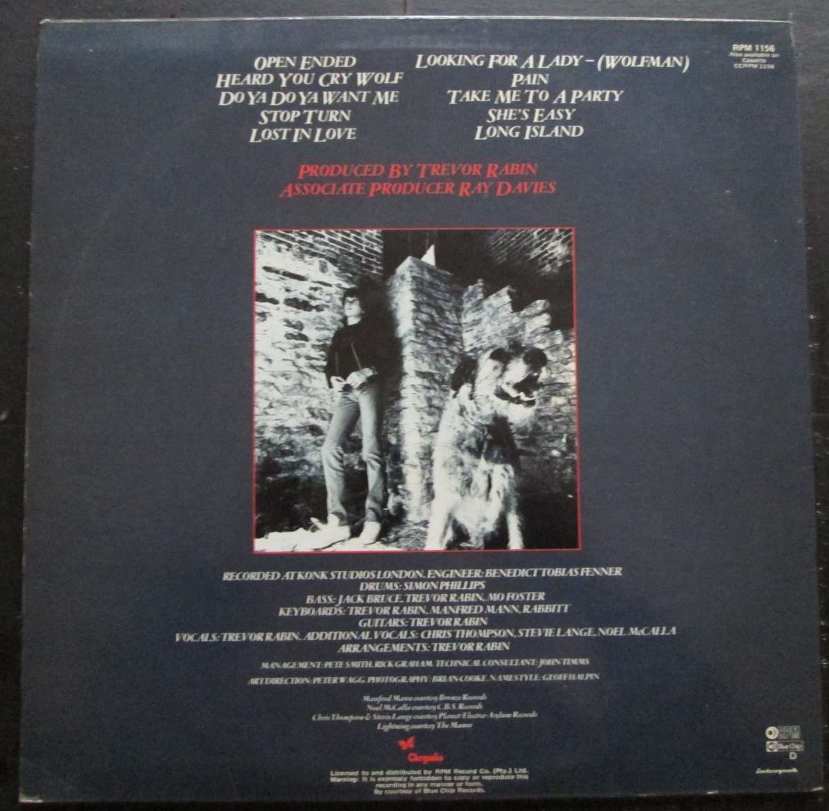 TREVOR RABIN - WOLF (LP/VINYL)