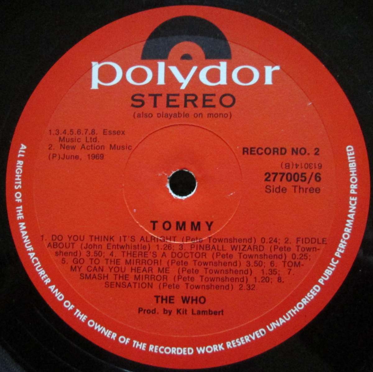 THE WHO - TOMMY (2xLP/VINYL)