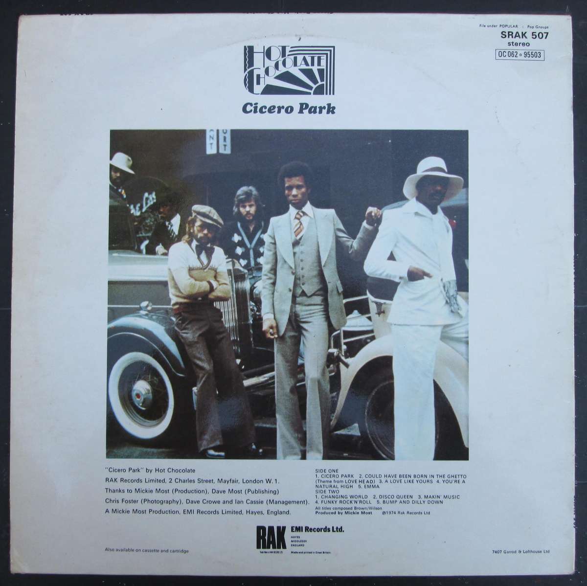 HOT CHOCOLATE - CICERO PARK   (LP/VINYL)