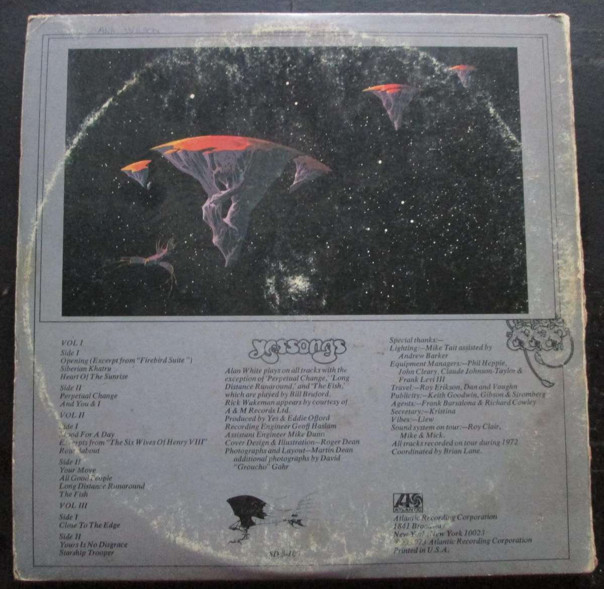 YES - YESSONGS (3xLP/VINYL)