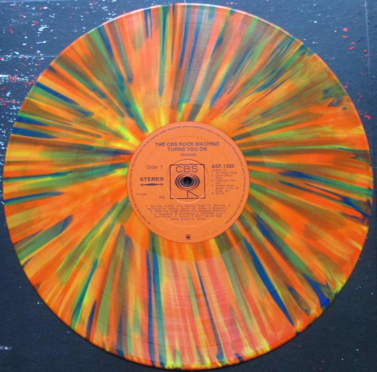 VARIOUS ARTISTS - THE CBS ROCK MACHINE TURNS YOU ON   (LP/VINYL)