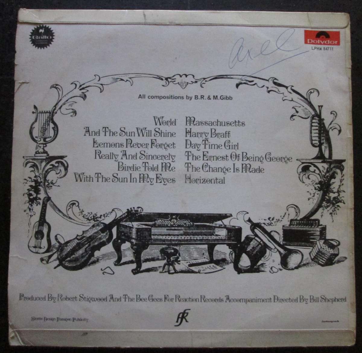 THE BEE GEES - HORIZONTAL    (LP/VINYL)