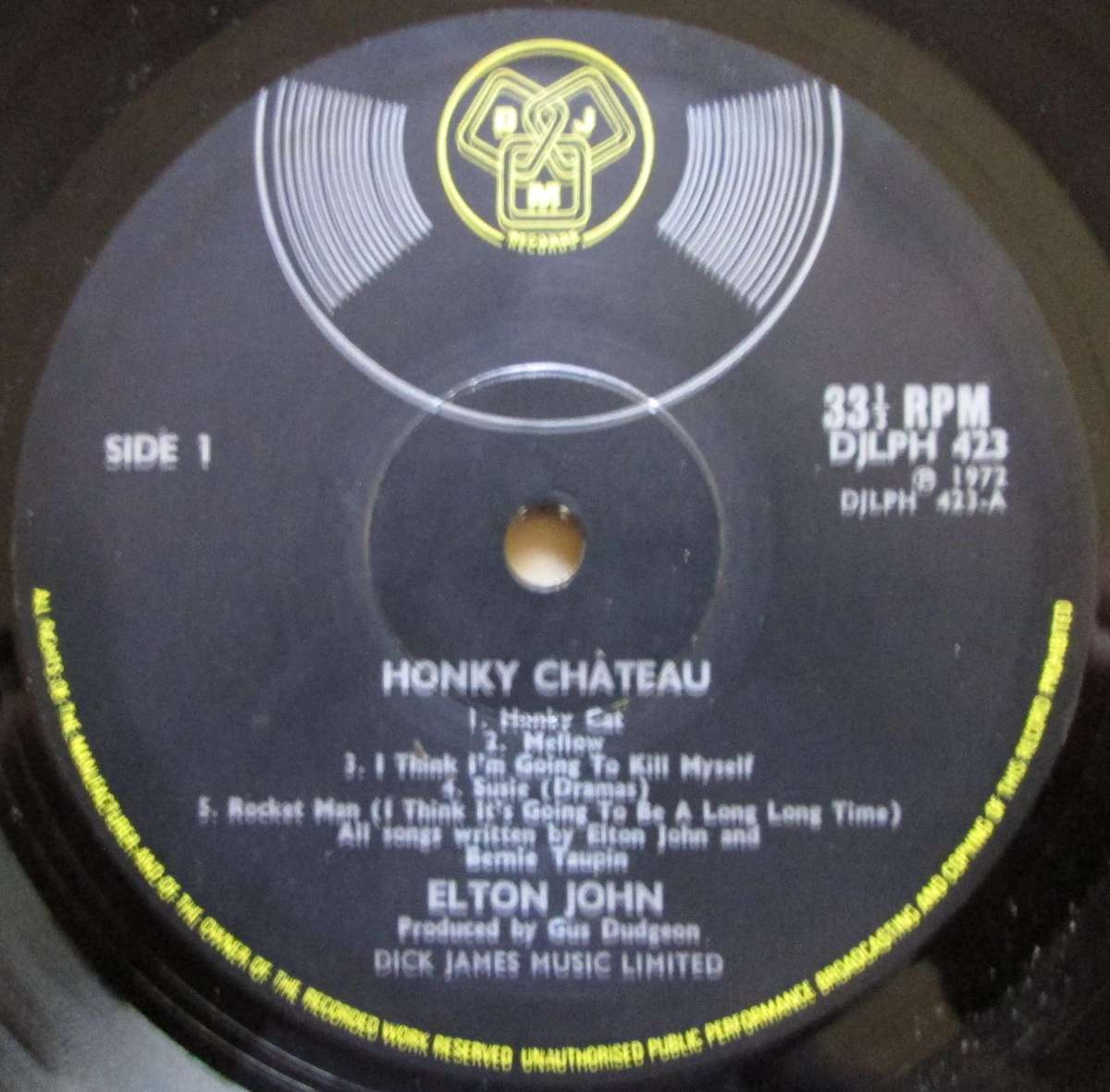 ELTON JOHN - HONKY CHATEAU   (LP/VINYL)