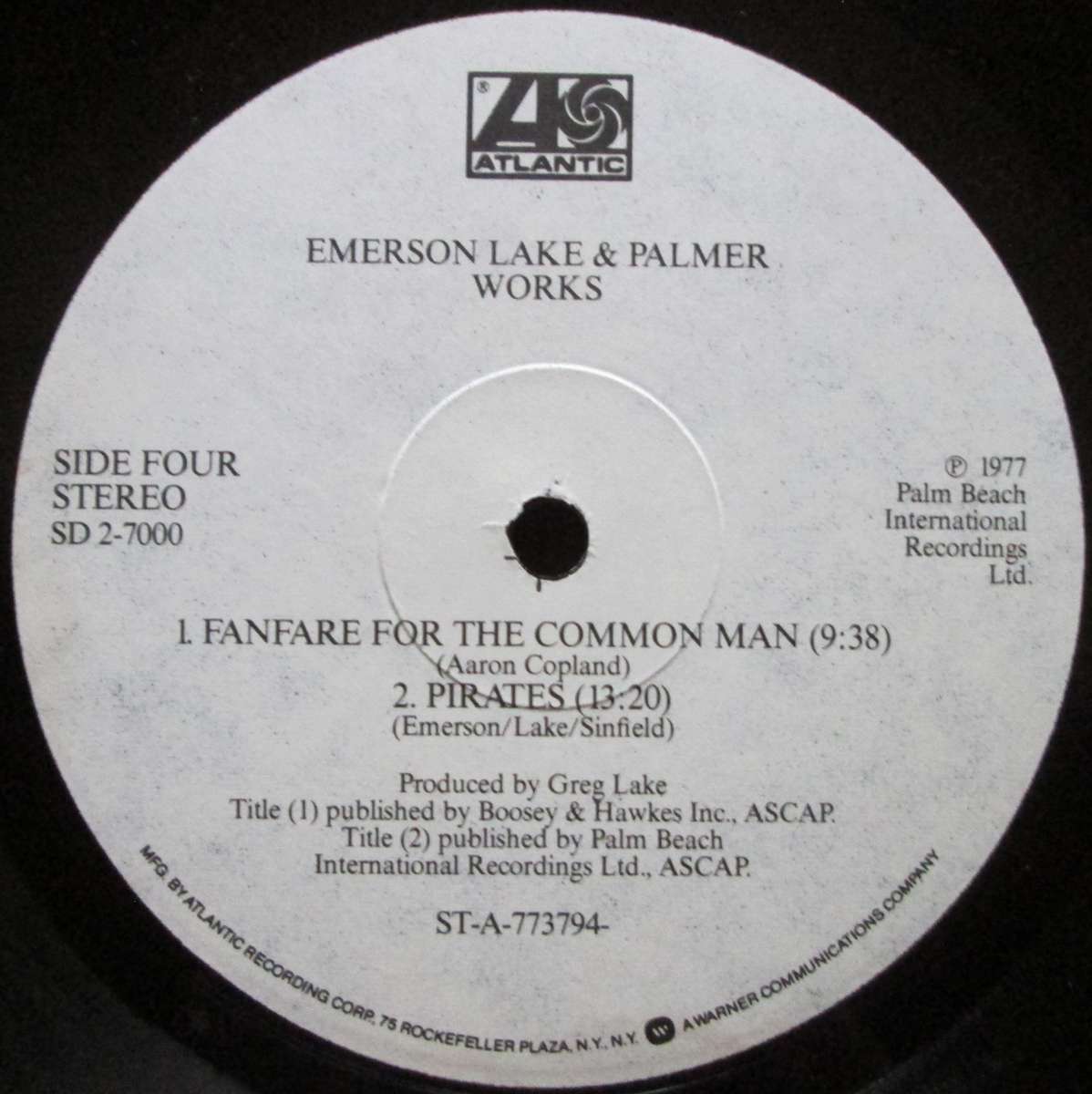EMERSON LAKE & PALMER - WORKS (VOLUME 1)  (2xLP/VINYL)