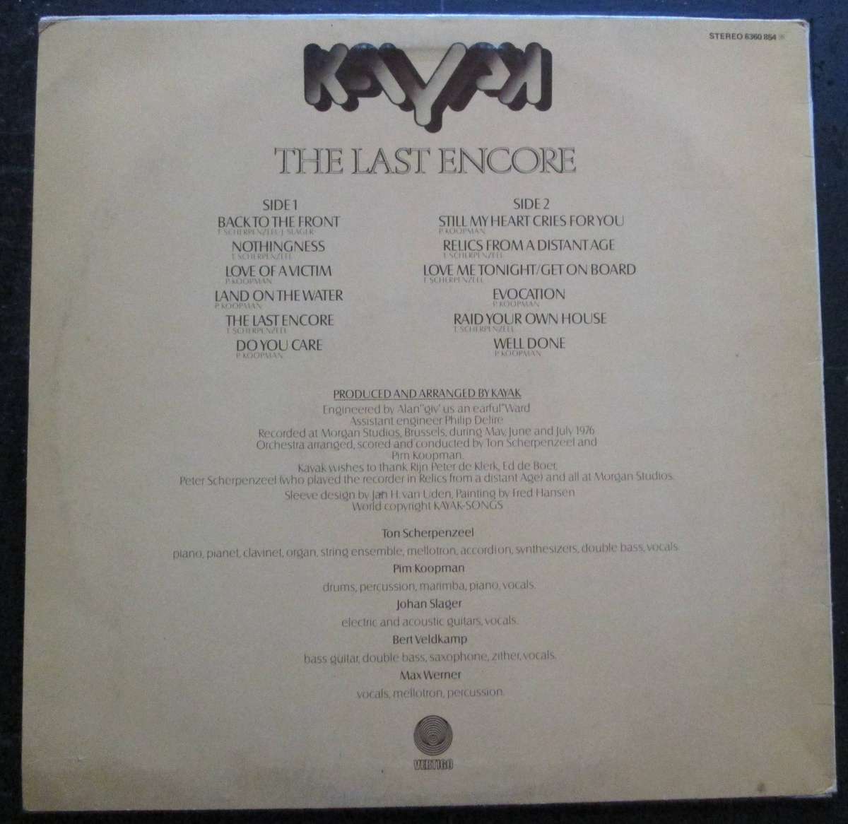 KAYAK - THE LAST ENCORE (LP/VINYL)