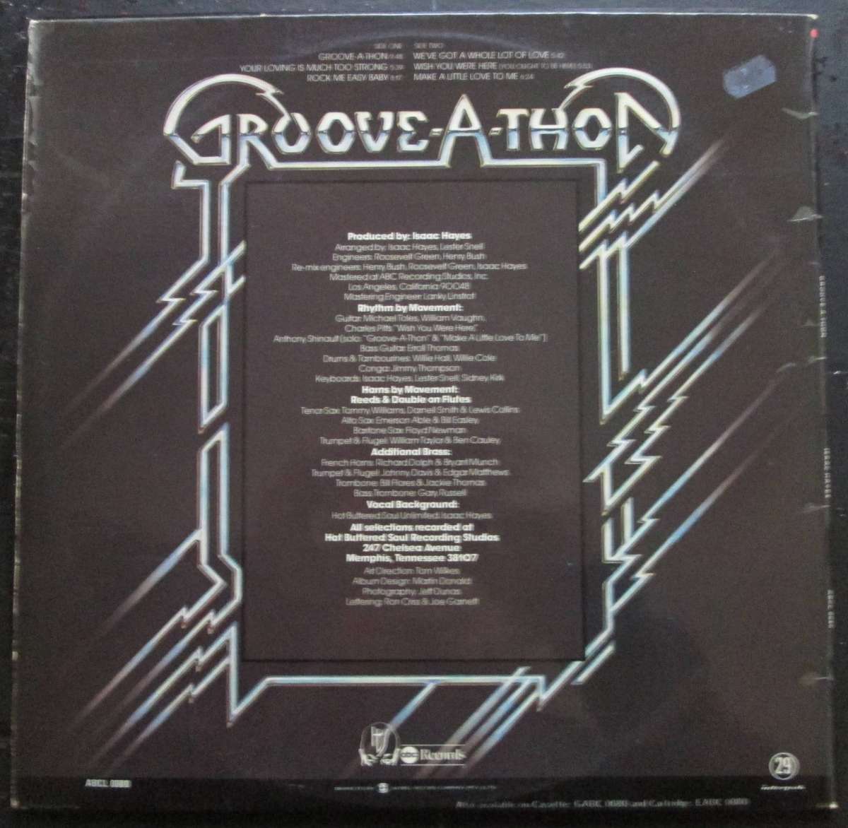 ISAAC HAYES - GROOVE-A-THON (LP/VINYL)