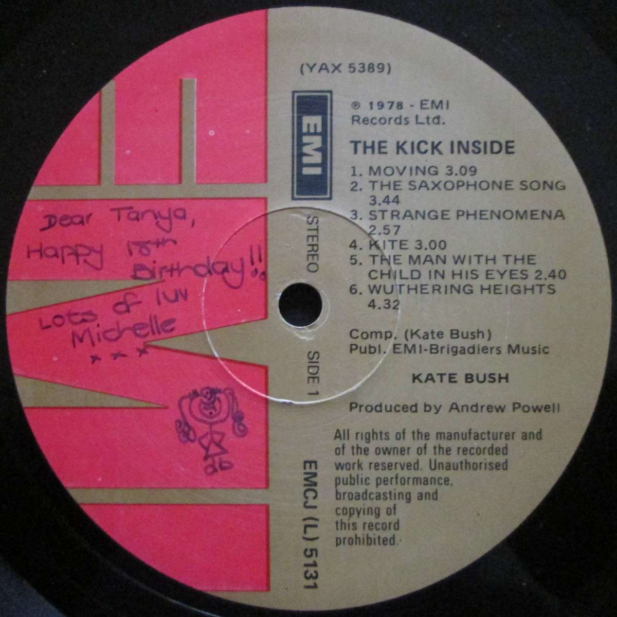 KATE BUSH  - THE KICK INSIDE (LP/VINYL)