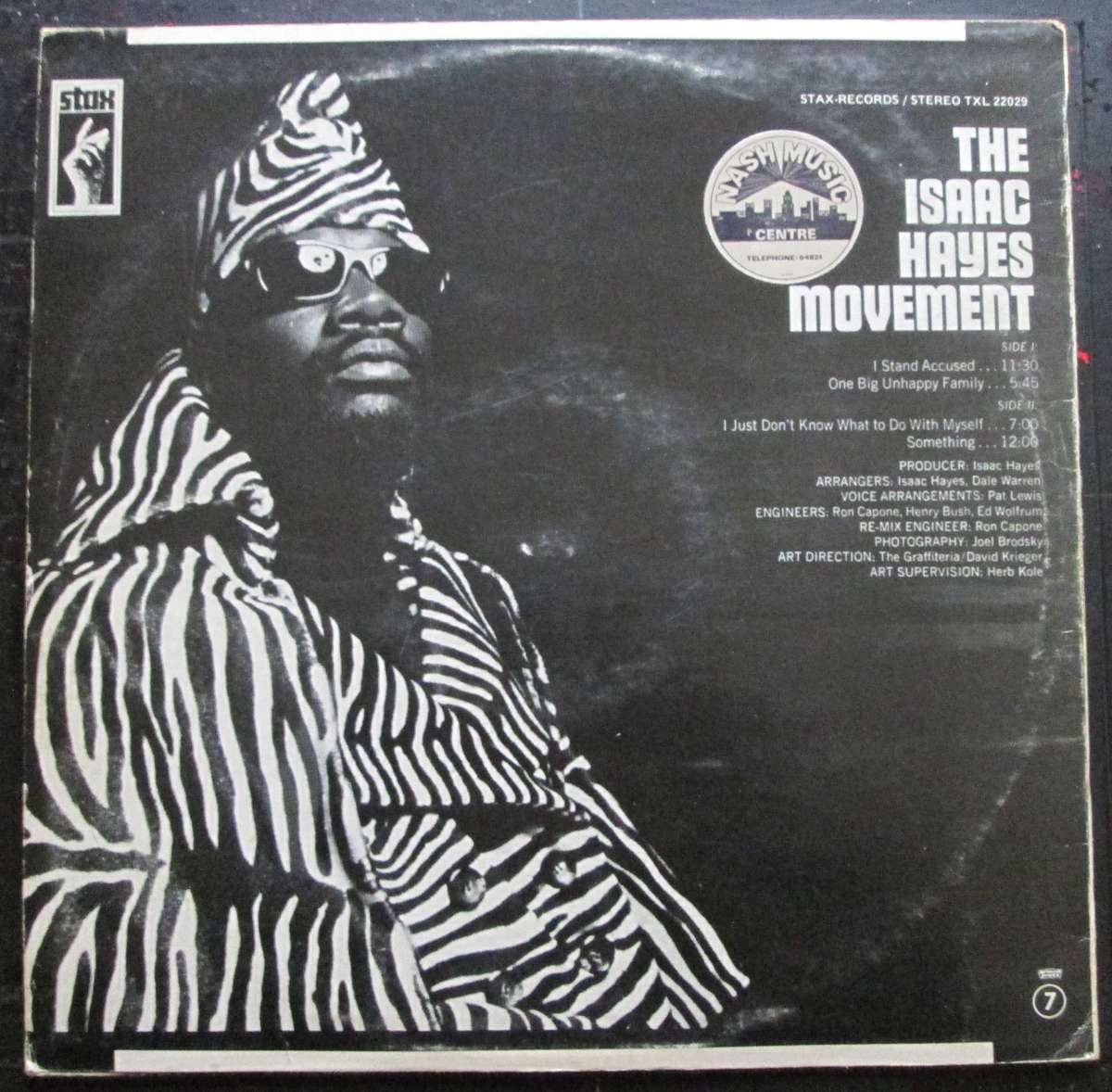 ISAAC HAYES - THE ISAAC HAYES MOVEMENT  (LP/VINYL)