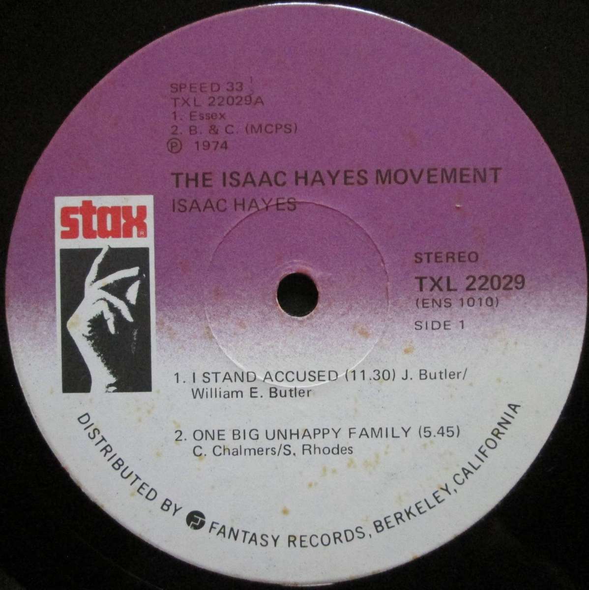 ISAAC HAYES - THE ISAAC HAYES MOVEMENT  (LP/VINYL)