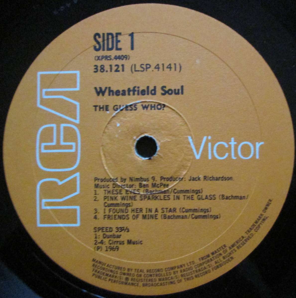 THE GUESS WHO -  WHEATFIELD SOUL (LP/VINYL)