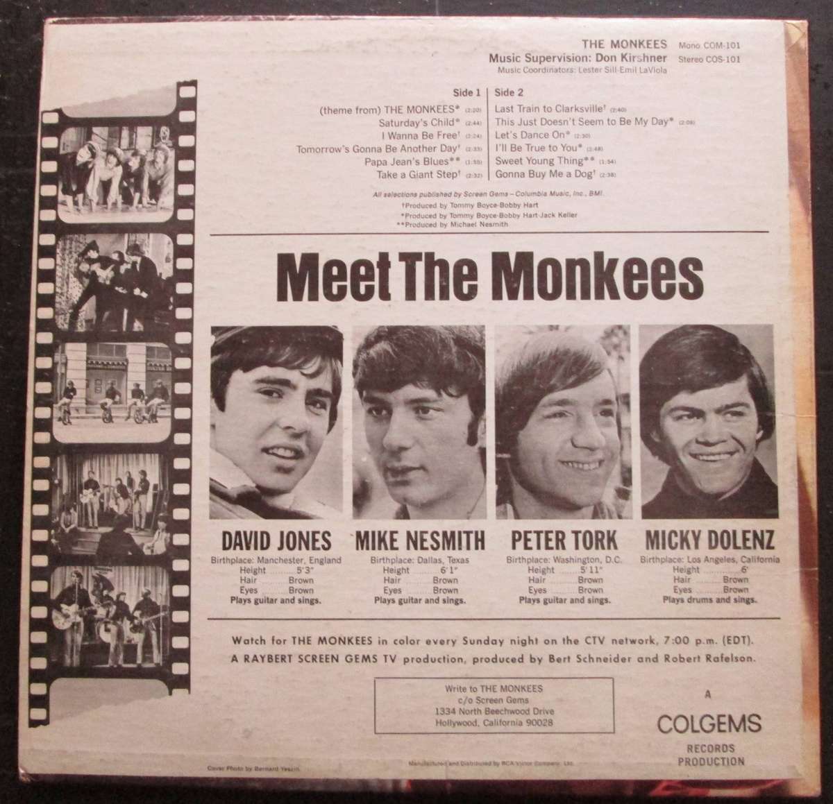 THE MONKEES  - THE MONKEES  (LP/VINYL)