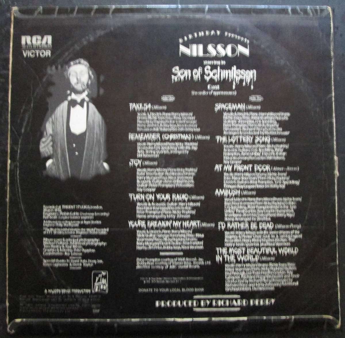 NILSSON  - SON OF SCHMILSSON  (LP/VINYL)
