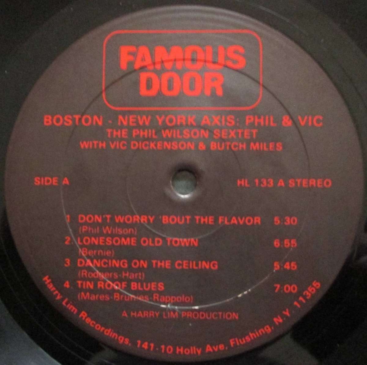 THE PHIL WILSON SEXTET - PHIL & VIC  (LP/VINYL)