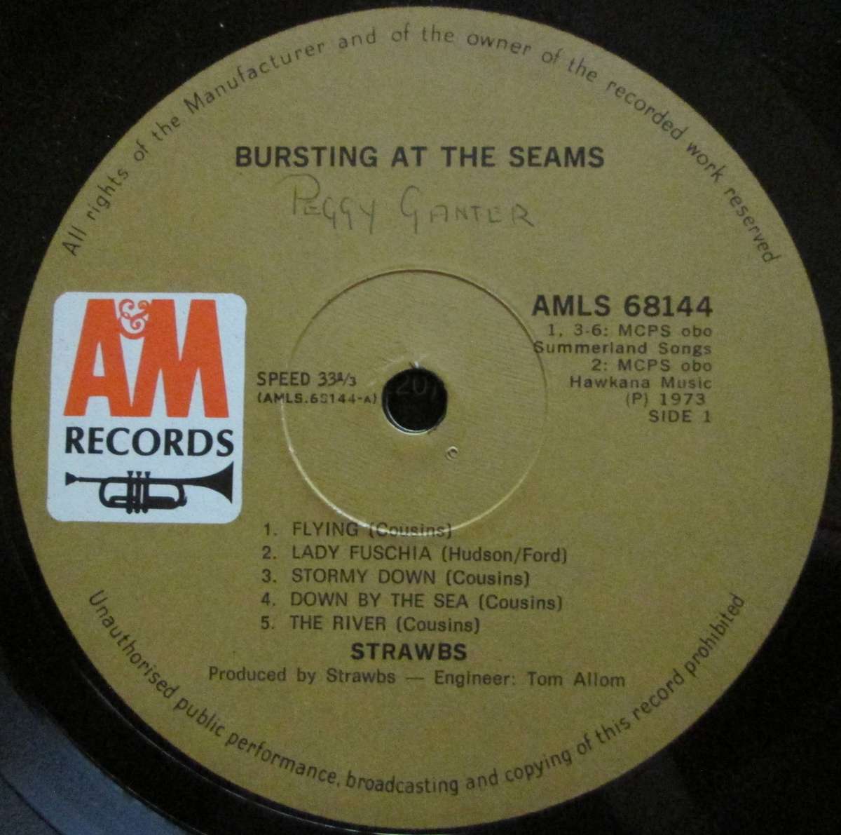 STRAWBS - BURSTING AT THE SEAMS  (LP/VINYL)