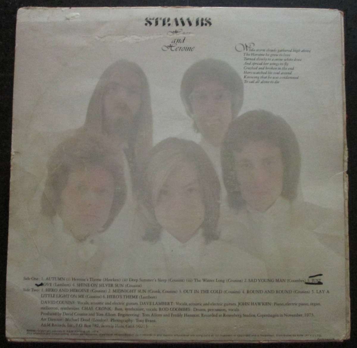 STRAWBS - HERO AND HEROINE  (LP/VINYL)