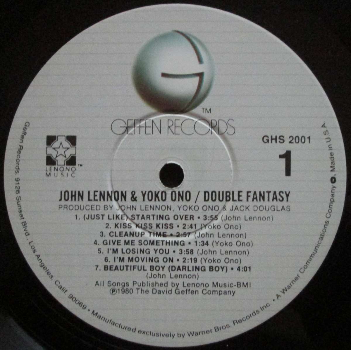 JOHN LENNON & YOKO ONO - DOUBLE FANTASY  (LP/VINYL)
