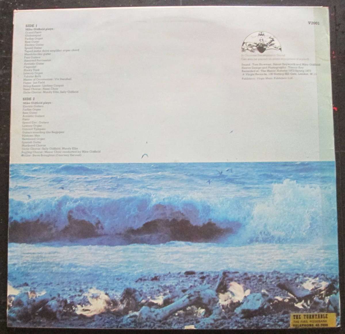 MIKE OLDFIELD - TUBULAR BELLS  (LP/VINYL)