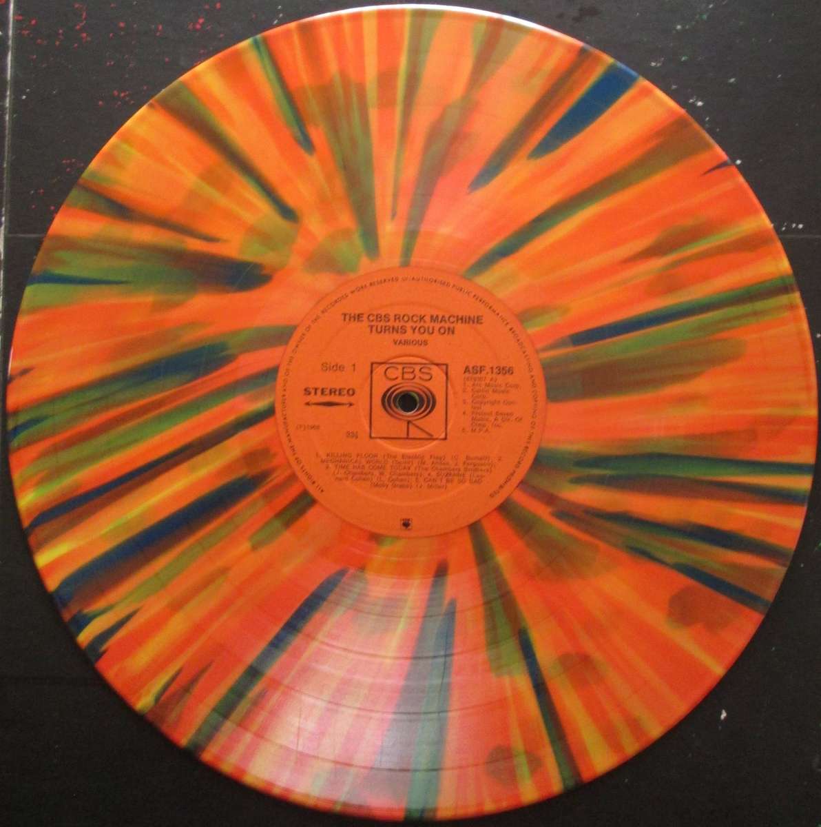 VARIOUS ARTISTS  - THE CBS ROCK MACHINE TURNS YOU ON    (LP/VINYL)