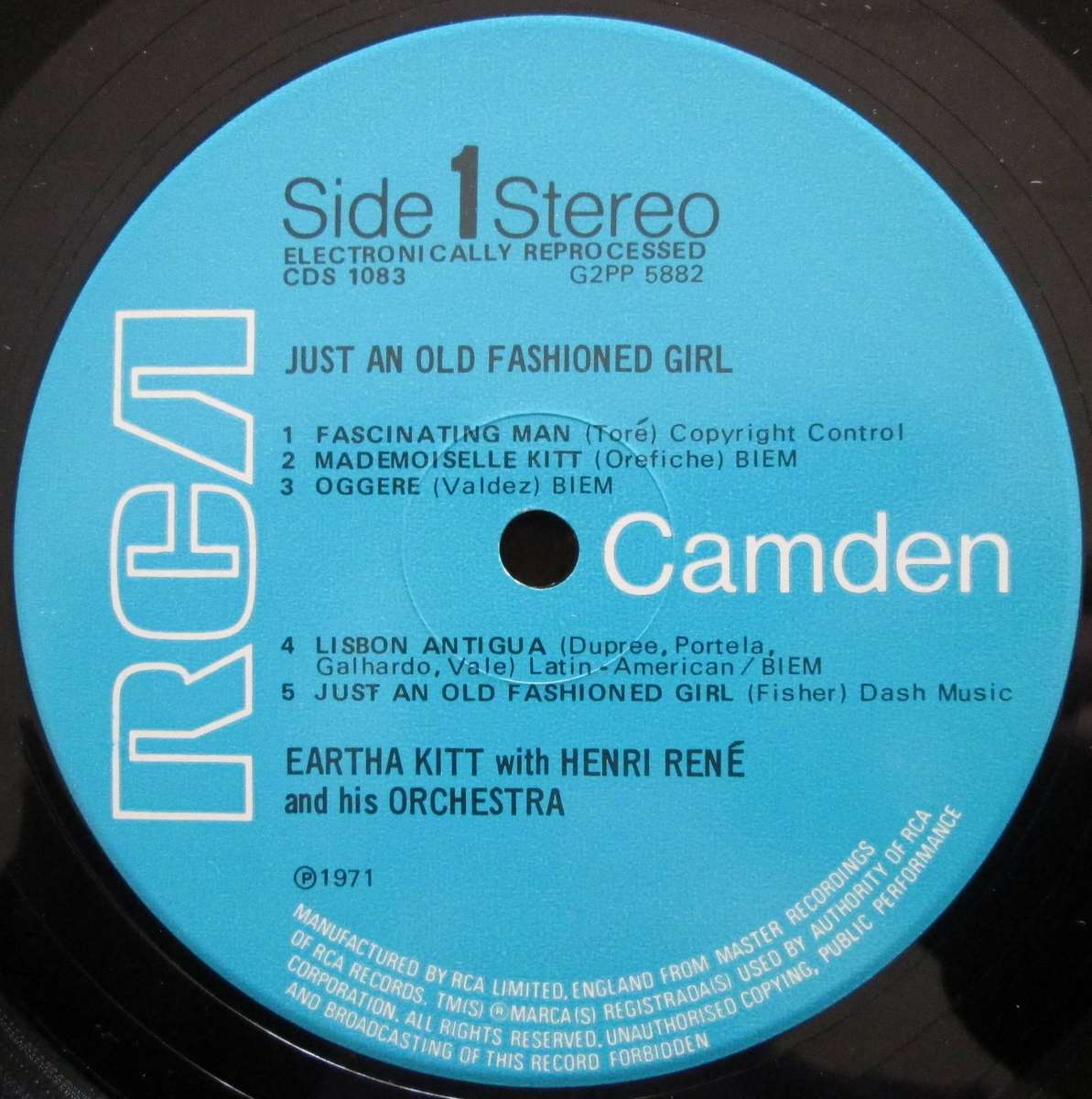 EARTHA KITT  - JUST AN OLD FASHIONED GIRL   (LP/VINYL)