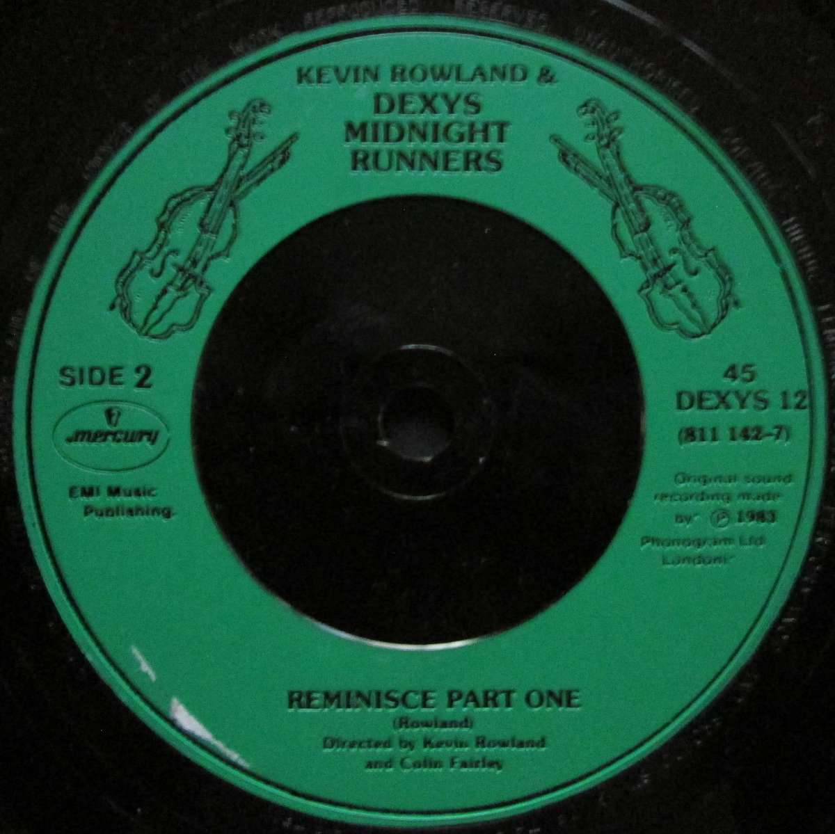 KEVIN ROWLAND and DEXYS MIDNIGHT RUNNERS - THE CELTIC SOUL BROTHERS / REMINISCE  (7 SINGLE/VINYL)