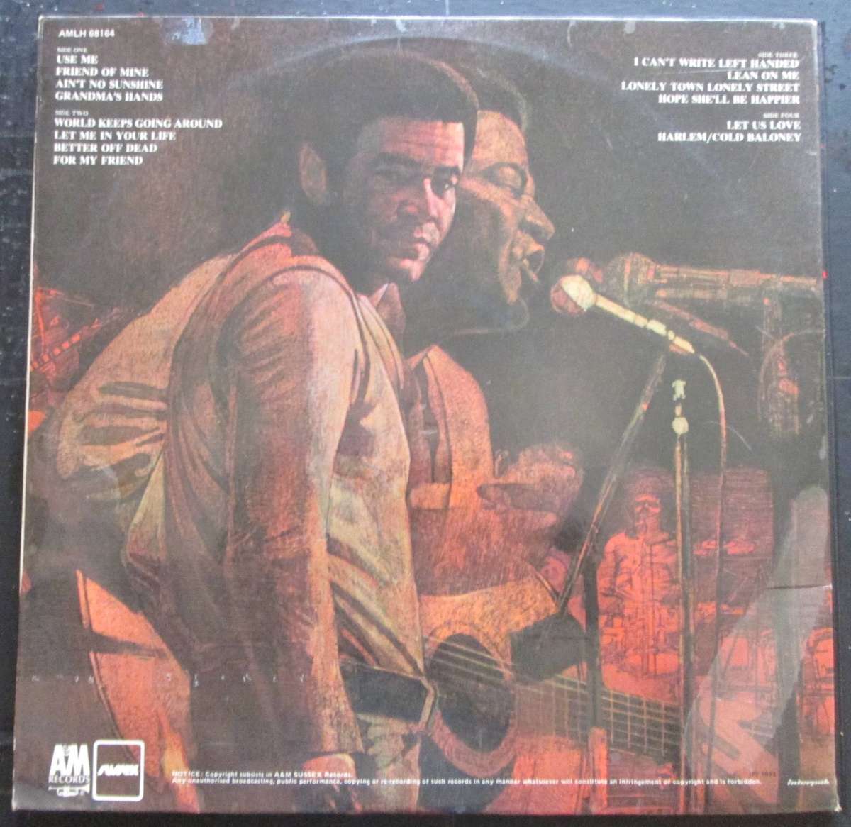 BILL WITHERS  -  BILL WITHERS LIVE AT CARNEGIE HALL  (2xLP/VINYL)