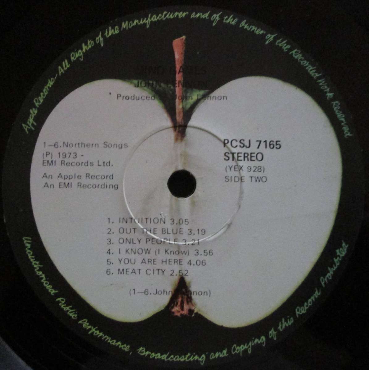 JOHN LENNON - MIND GAMES    (LP/VINYL)