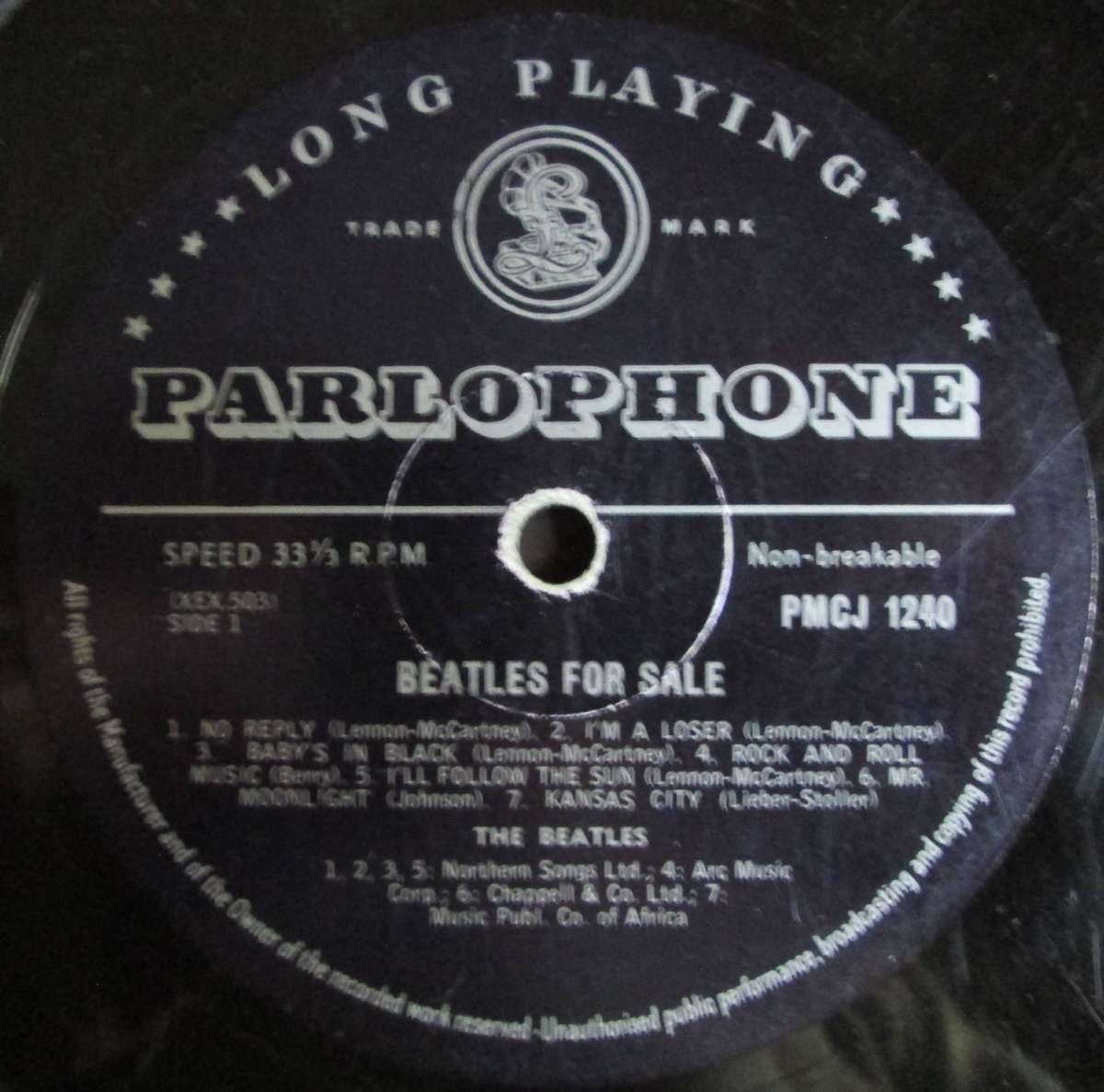 THE BEATLES - BEATLES FOR SALE    (LP/VINYL)