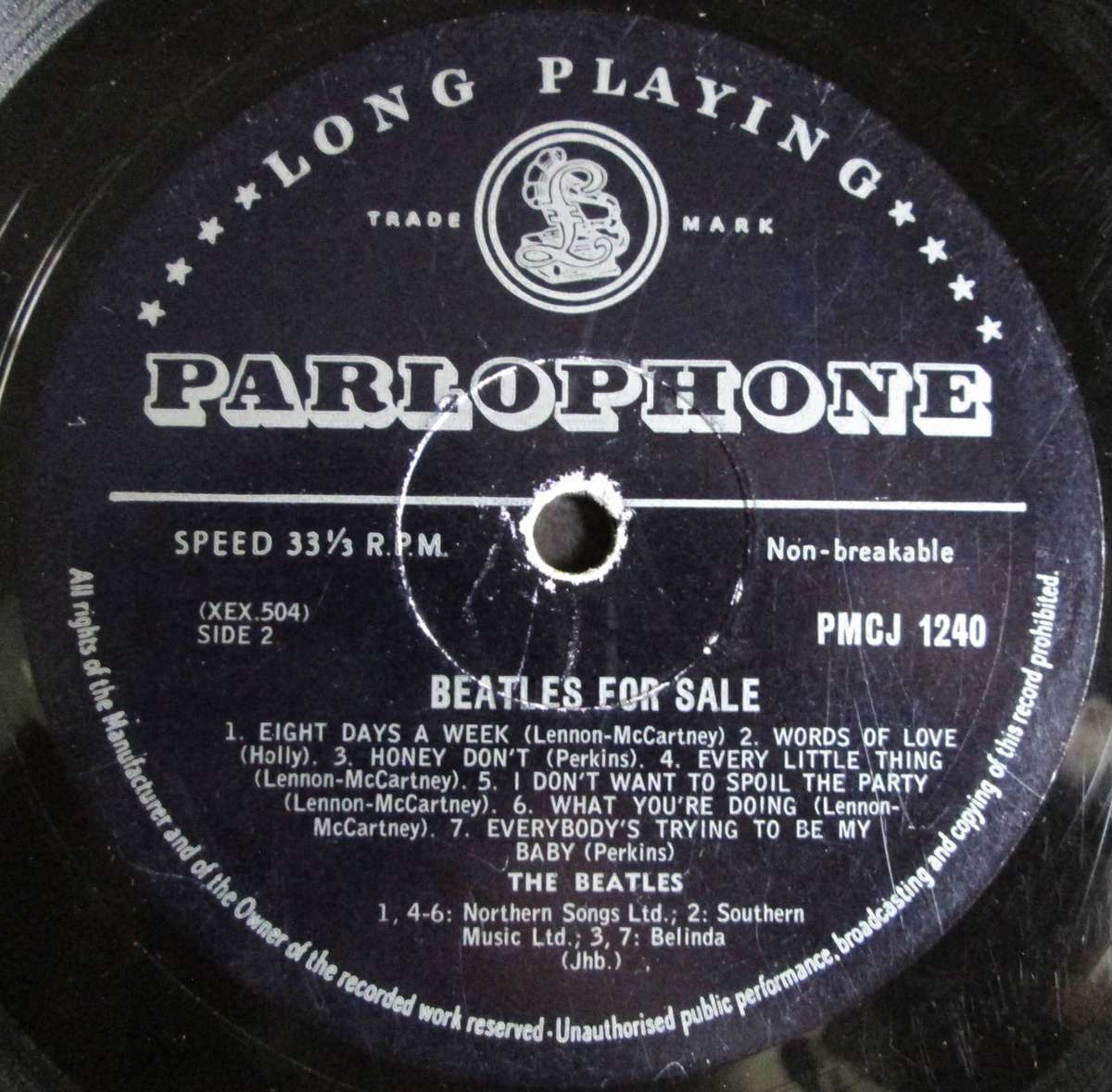 THE BEATLES - BEATLES FOR SALE    (LP/VINYL)