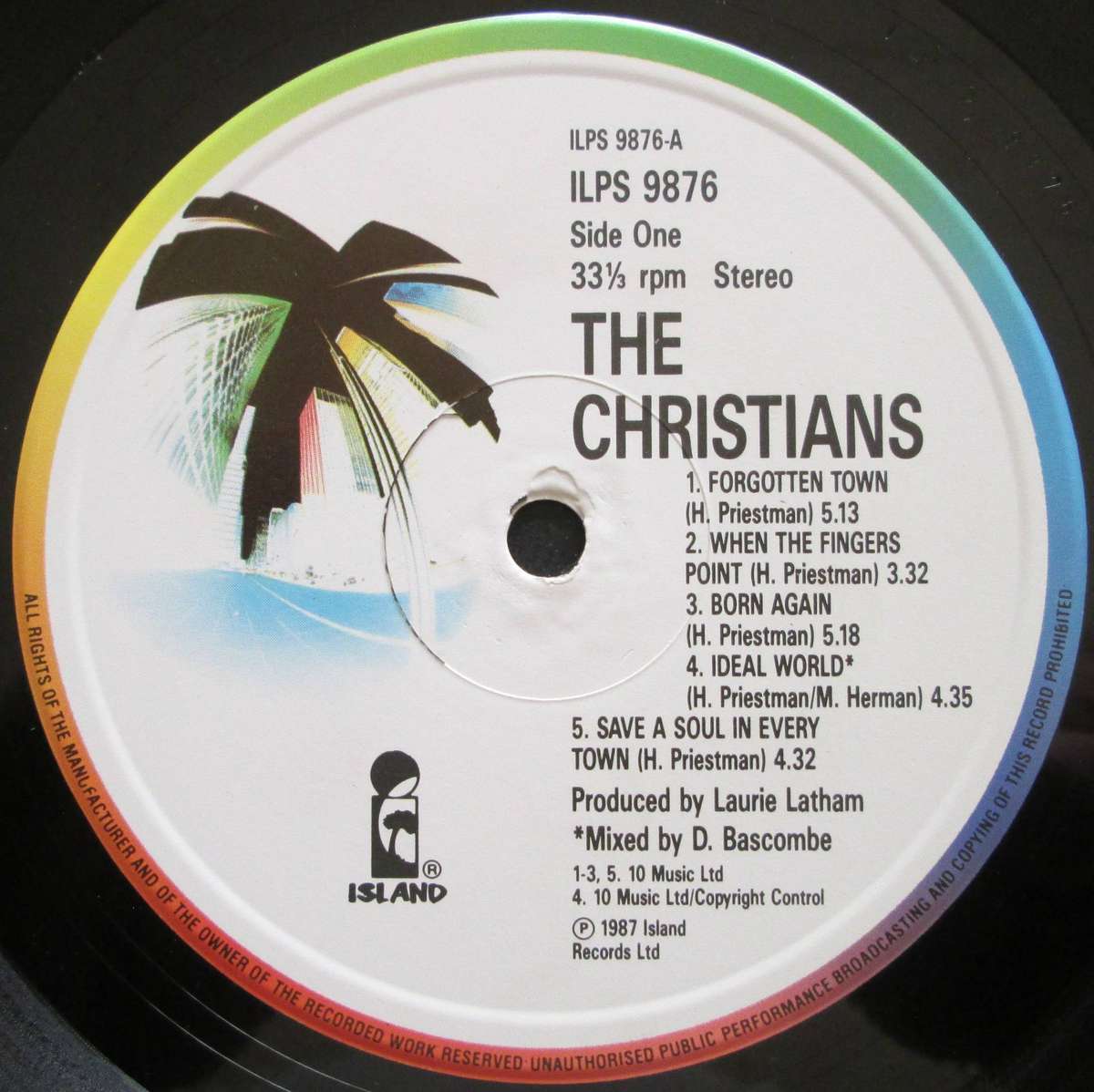 THE CHRISTIANS - THE CHRISTIANS    (LP/VINYL)
