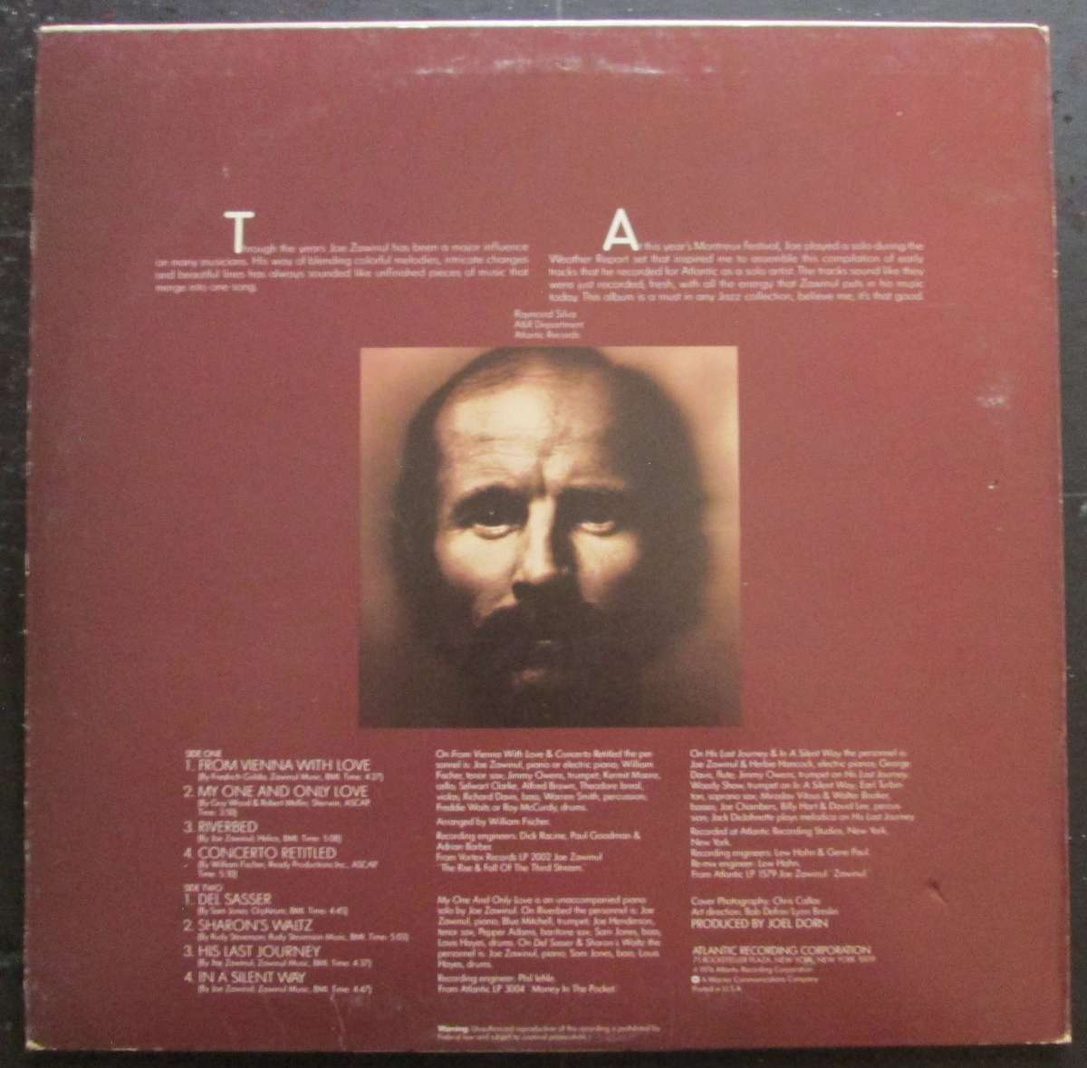JOE ZAWINUL - CONCERTO RETITLED  (LP/VINYL)