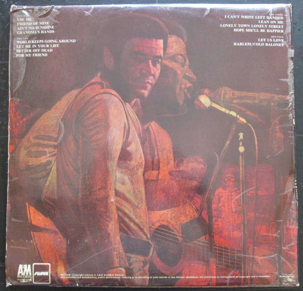 BILL WITHERS - BILL WITHERS LIVE AT CARNEGIE HALL (2XLP/VINYL)