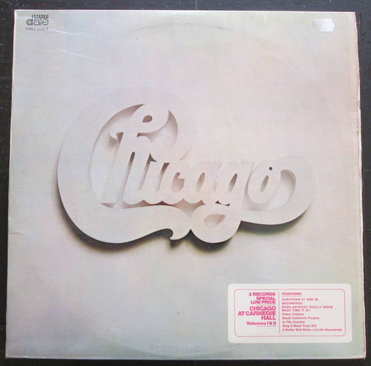 CHICAGO - CHICAGO AT CARNEGIE HALL (2xLP/VINYL)